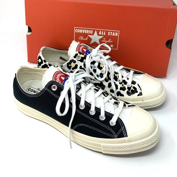 Converse Other - Converse CHUCK 70 Canvas Low Black Animal Print M
